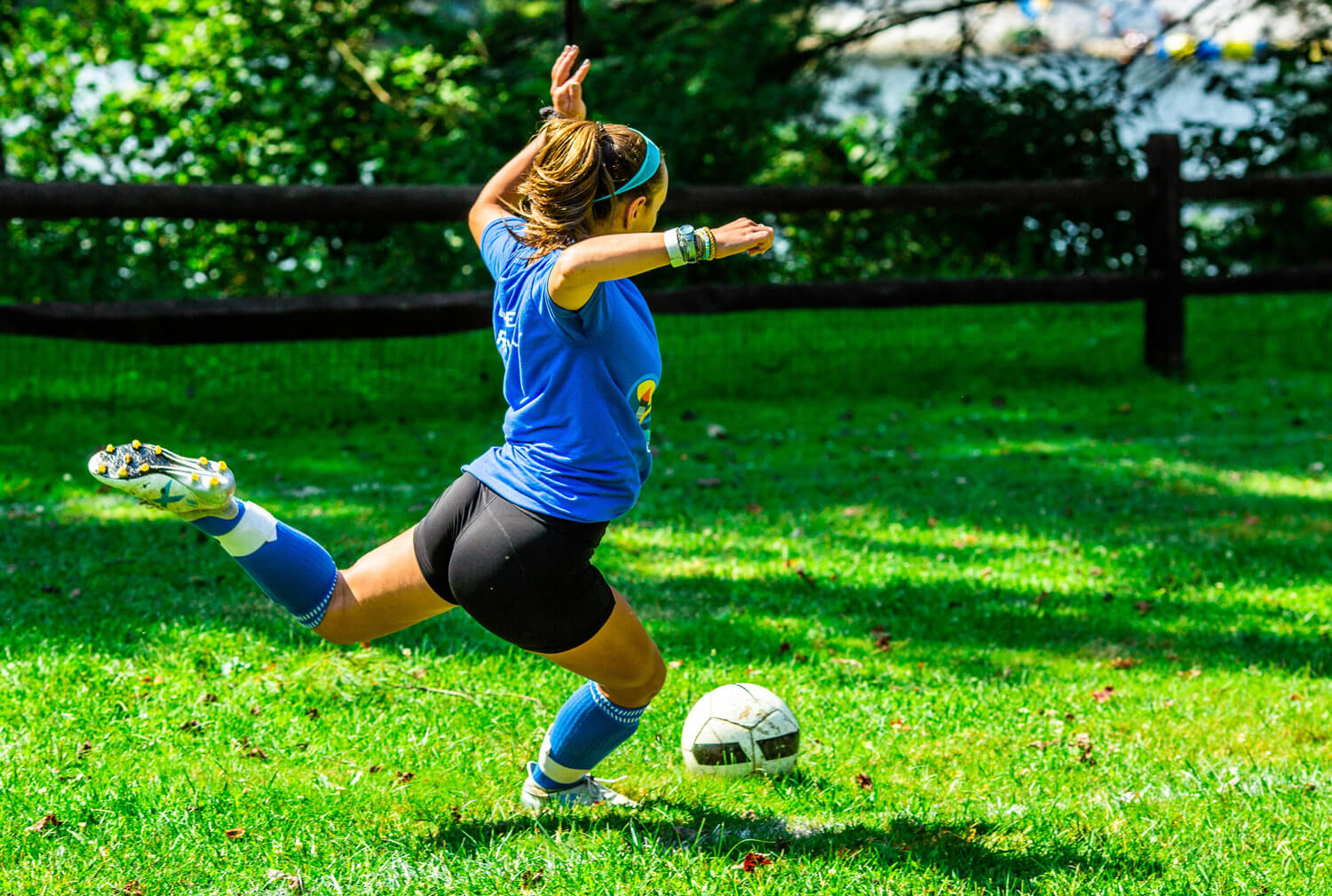 teach soccer at camp in canada